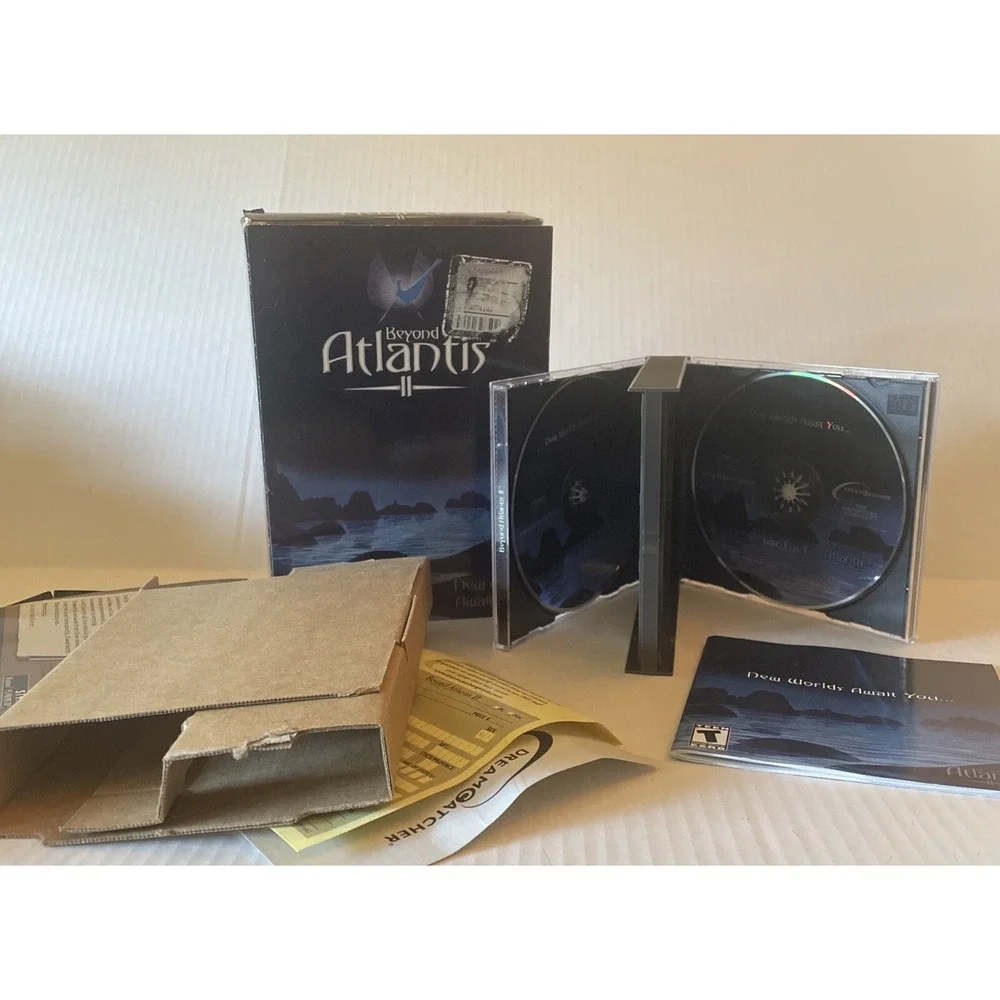 Beyond Atlantis II New Worlds Await You (PC 2001) Adventure Dreamcatcher 3 Disc